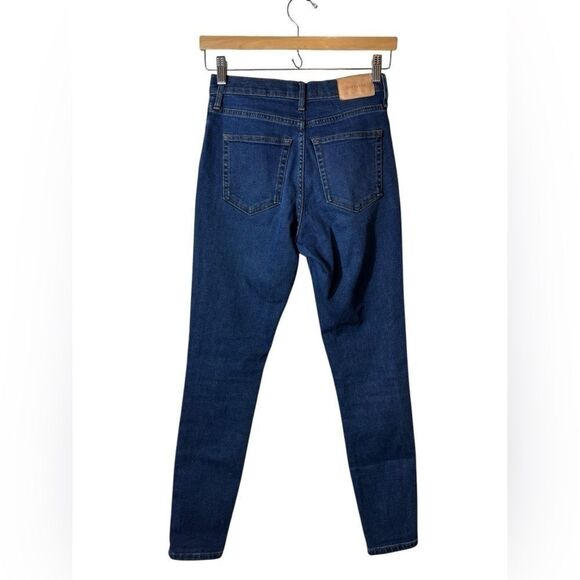 EVERLANE denim blue jeans 26 high rise - Picture 2 of 6